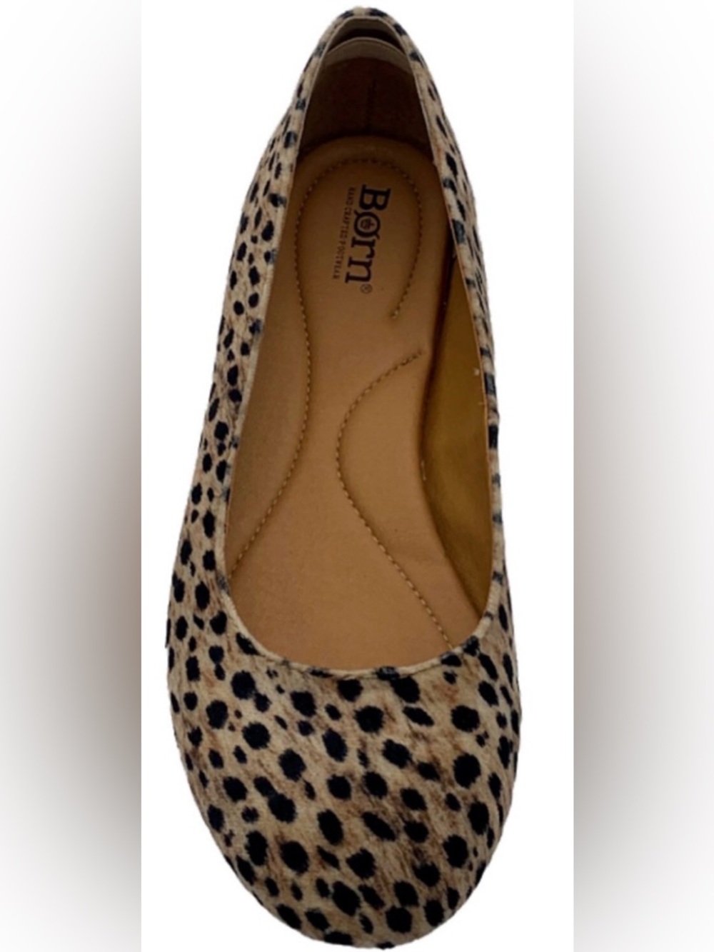 Børn Adour Leopard Print Leather Ballet Flat | EUC | Sz 8
